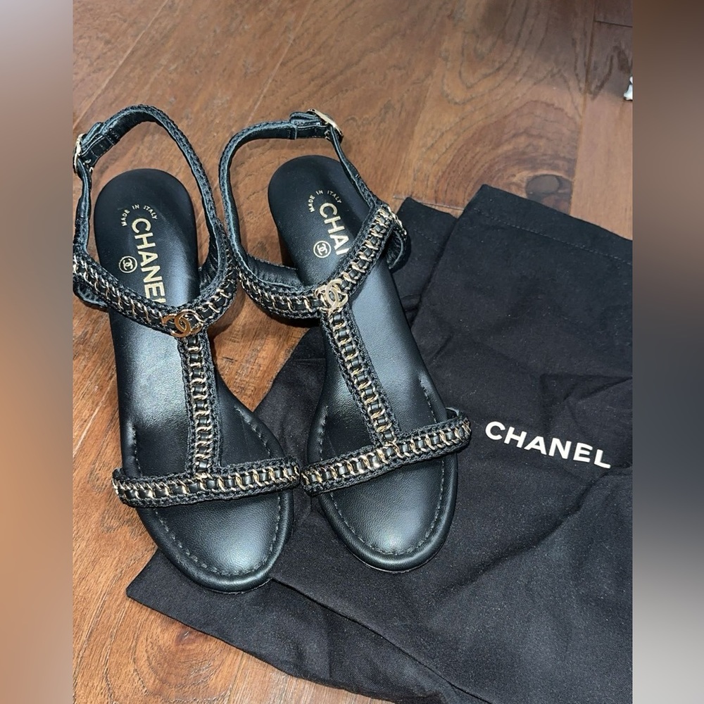 Authentic Chanel sandals